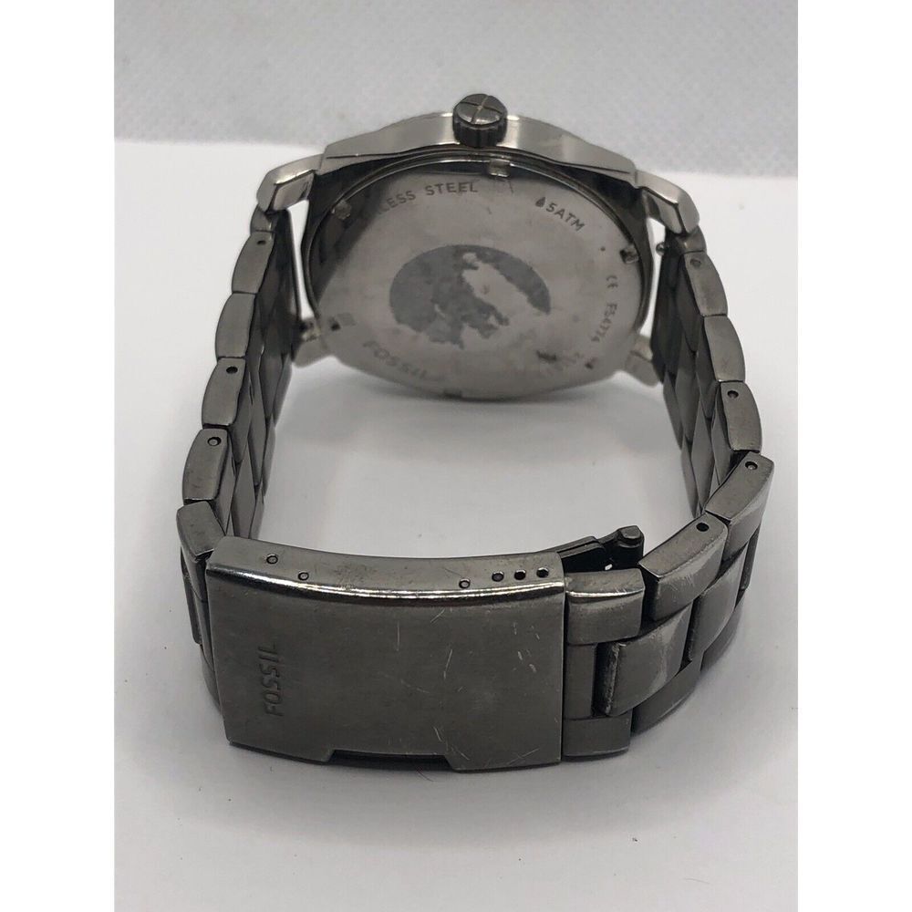 Fossil FS4774 Men's Stainless Steel Analog Black Dial Quartz Genuine Watch OP625 - Picture 9 of 9